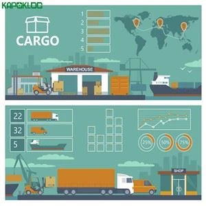 Til Italia Fast Shipping Agent Sea and Air Freight Forwarding fra Kina